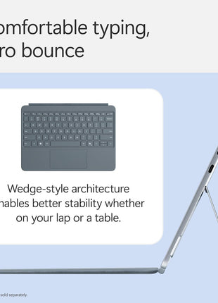 Microsoft Surface Pro Keyboard for Surface Pro 12" Device, Keyboard Only, Alcantara Material, Ocean