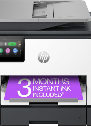 HP OfficeJet Pro 9135e Wireless All-in-One Color Inkjet Printer, Print, scan, copy, fax, ADF, Duplex printing best-for-office, 3 month Instant Ink trial included, AI-enabled (404M0A)