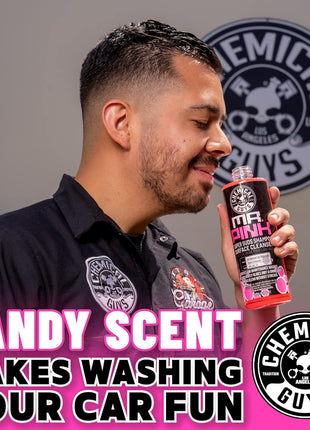 Chemical Guys Mr. Pink Car Wash Soap - 128 oz Super Suds Foaming Car Wash Soap for Cannon, Blaster, or Bucket Washing - pH Balanced, Safe on Wax, Sealant, Ceramic, and Clear Coat Finishes