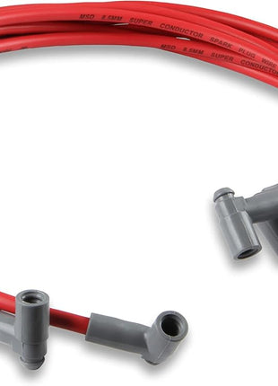 MSD 31359 Super Conductor Spark Plug Wire Set Red