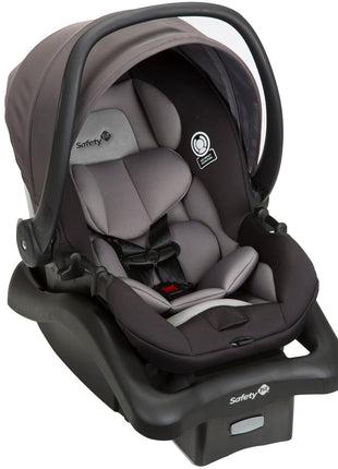 Safety 1st Smooth Ride Travel System Stroller and OnBoard FLX Infant Car Seat, Newborn to Toddler Baby Combo, Easy-Install, Large Canopy, Ample Storage, Foldable, Rear-Facing 4-30 lbs, Monument