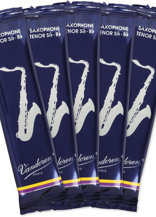 Vandoren SR223 Tenor Sax Traditional Reeds Strength 3; Box of 5