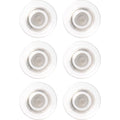 Quartet Strong Magnets, Glass Whiteboard, Dry Erase Board, Large, Clear Rare Earth Magnets, 6 Pack (85391)