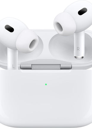 Apple AirPods Pro 2 Wireless Earbuds, Active Noise Cancellation, Hearing Aid Feature, Bluetooth Headphones, Transparency, Personalized Spatial Audio, High-Fidelity Sound, H2 Chip, USB-C Charging