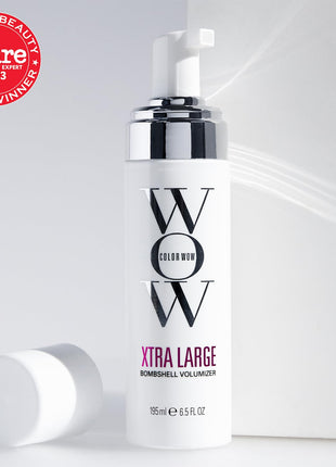 COLOR WOW Xtra Large Volumizer – Alcohol-Free Foam for Weightless Volume | Alcohol-free hair volumizer. Formulated to deliver long-lasting volume and noticeable thickness for thin, flat, or limp hair.