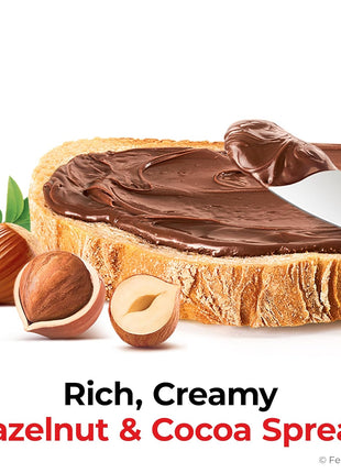 Nutella Creamy Chocolate Hazelnut Spread with Cocoa, Sweet topping for breakfast and desserts, 13 oz