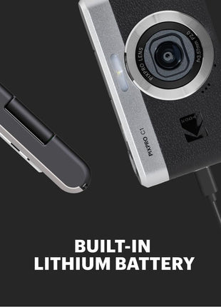 KODAK PIXPRO C1 Friendly Zoom Digital Camera - 13MP Compact Point and Shoot with 2.8??180? Tilt LCD Flip Screen, Retro Vintage Design with 4X Zoom and 1080P Full HD Video for Travel, Vlogging, Black