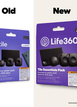 Life360 Tile Essentials - Bluetooth Trackers & Item Locators for Keys, Wallets, Remotes & More; Easily Find All Your Things. Both iOS and Android Compatible. 4-Pack (Mates/Slim/Sticker)