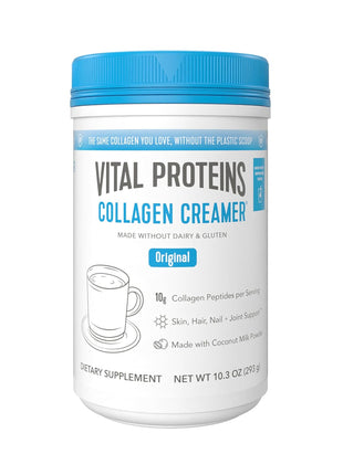 Vital Proteins Collagen Creamer Original, 10.3oz | Collagen Coffee Creamer, Supports Daily Collagen Intake, Original Flavor, Coffee Add-In, 12 Servings