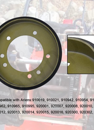 04743700 7600135YP Friction Wheel & Drive Disc Compatible with Ariens MTD Troy-Bilt Snowblowers & mowers Replaces for 00170800 00300300 53103 57423 7053103 7600135 AM122115 240-394