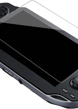 2 Front+2 Back Covers Screen Protectors Compatible with Sony PlayStation Vita 1000, (4-Pack) 9H Tempered Glass Front Screen Protector and HD Clear PET Back Screen Protective Film