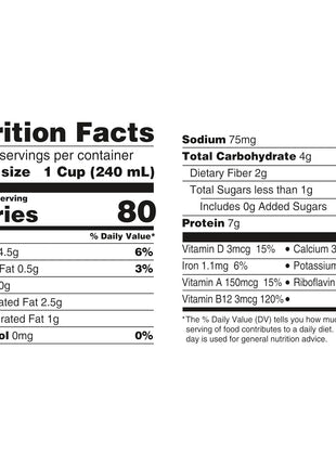 Silk Shelf-Stable Organic Soy Milk, Unsweetened, Dairy-Free, Vegan, Non-GMO Project Verified,32 Fl Oz(Pack of 6)
