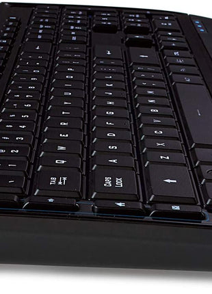 Verbatim Illuminated Wired Keyboard, Black