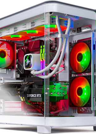 Skytech Gaming King 95 Gaming PC, AMD Ryzen 7 7800X3D 4.2GHz, NVIDIA RTX 5070 Ti 16GB VRAM, 1TB Gen4 NVMe SSD, 32GB DDR5 RAM 6000, 850W Gold ATX 3 PSU, 360 ARGB AIO, WI-FI 5, Windows 11, Desktop