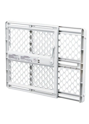 MYPET Universal Pet Gate: 26" - 42" Wide Dog Gate for Doorways with Pressure Fit or Swinging Door Hardware Mounting Types Included: 26" Tall; Gray