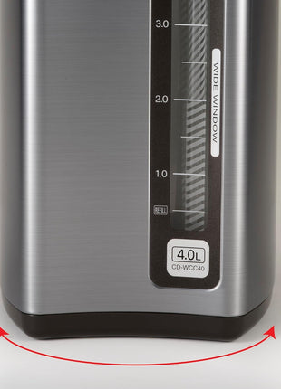 Zojirushi Micom Water Boiler and Warmer (135 oz. / 4L, Silver)