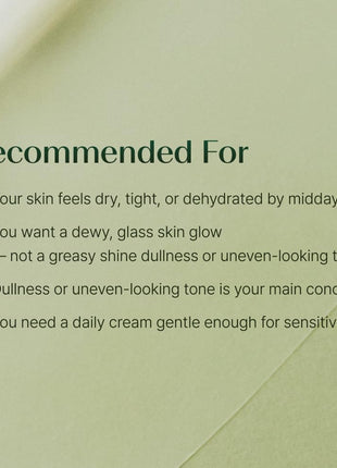 Face Cream with Niacinamide, Squalane & Adenosine, Radiant Skin, 1.69oz