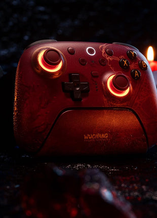 8BitDo Ultimate 2 Wireless Controller for Windows PC, Apple, Steam & Android, TMR Joysticks, Hall/Tactile Triggers, Motion Control, RGB Fire Ring, 1000Hz Polling Rate - WUCHANG: Fallen Feathers