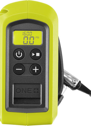 Ryobi - 18 V One+ 11 Bar Wireless Compressor - Tyre and Ball Inflation - Comes with 3 Tips (without Battery) - RPI18