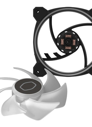 Cooler Master MF120 Halo2 3in1 PC Case|Liquid Cooler|Air Cooler Fan, 120mm Fan, Dual-Loop aRGB Rings, Dynamic PWM 2,050 RPM, Air Balance Blades, aRGB Lighting, Hybrid Frame