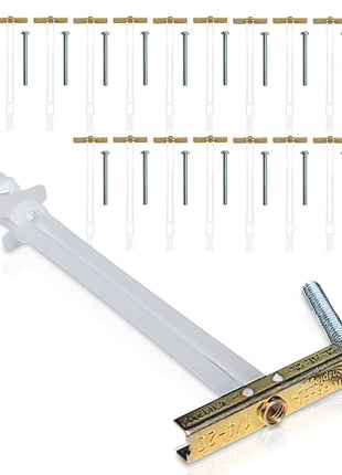 TOGGLER SNAPTOGGLE Drywall Anchor with Included Bolts for 1/4-20 Fastener Size; Holds up to 265 pounds Each in 1/2-in Drywall by TOGGLER (20 Pack)