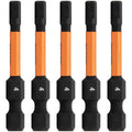 Hex 4mm Impact Driver Bit - Railer Allen Wrench Drill Hex Bits. 1/4 Quick Release S2 Steel 2 inch 4mm Hex Bits. (5 Pack)