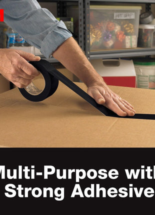 3M Duct Tape Black, 1.88 inches by 20 yards, 3920-BK, 1 roll