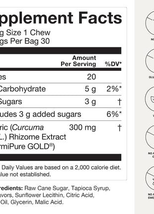 HumanN D3 + K2 & Turmeric Chews
