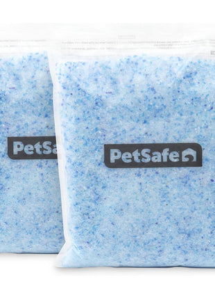PetSafe ScoopFree Premium Crystal Cat Litter - Outperforms Clay Litter - Refill Packs - Reusable Tray Compatible - Fresh Scent - 4.3 lb Bags - 2 Pack