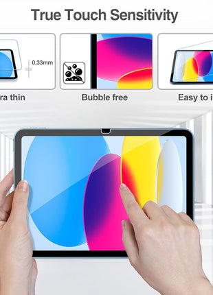 ProCase 2 Pack Screen Protector for iPad A16 2025 11th/10th 2022 Generation (11-inch/10.9), Tempered Glass Film Guard -Clear