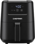 CHEFMAN 2 Qt Mini Air Fryer ??Digital Space Saving Compact Air Fryer with Nonstick and Dishwasher Safe Basket, Quick & Easy Meals in Minutes, Features Digital Timer and Shake Reminder ??Black