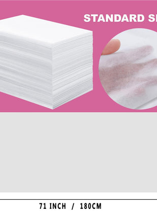 Disposable Bed Sheets 100 Pcs 31" x 71" Massage Table Sheets Non Woven Fabric SPA Bed Cover Breathable for Massage Beauty Tattoos(White)
