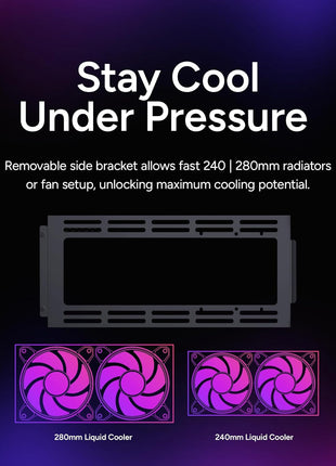 Cooler Master NR200 Mini-ITX PC Case, High Airflow, 330mm GPU Support