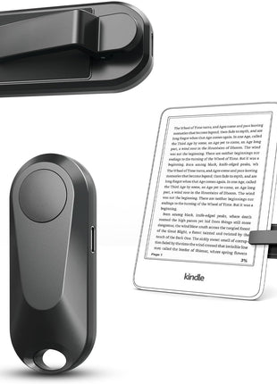 DATAFY Remote Control Page Turner for Kindle Paperwhite Oasis Kobo eReaders, Camera Camcorder Remote Controls, Page Turner Clicker for ipad Tablets Reading Novels with Wrist Strap Storage Bag