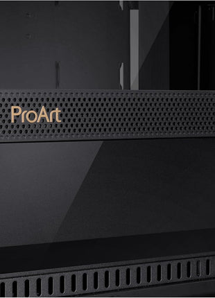 ASUS ProArt PA602 E-ATX PC Case 420mm Radiator Support, Dual 200mm Built-in Fans, Front Panel IR dust Indicator, Power Lock, Tool-Less PCIe mounting & GPU Holder, Front 20Gbps USB-C, 2 Year Warranty