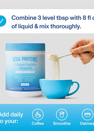 Vital Proteins Collagen Peptides Powder Unflavored 19.3OZ and Bovine Colostrum Supplement 90 Capsules