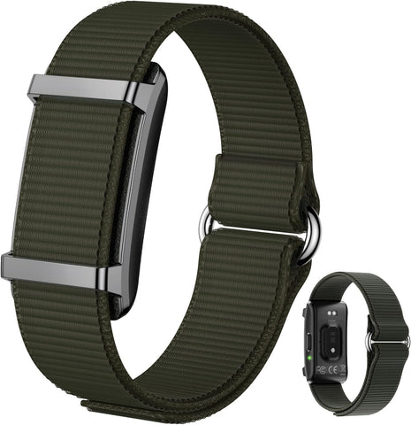 Smart Bracelet Fitness Trackers for Men Women, Smart Watch 24/7 Heart Rate Sleep Stress HRV Monitor, 170+ Sports Modes, 2 Bands, Free APP 01 (Dark Color)