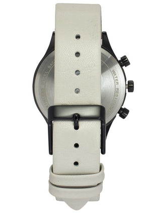 Helix by Timex Analog Watch for Man with Beige Round Dial & Beige Leather Strap Band Water Resistant Men's Wrist Watches - TW003HG30