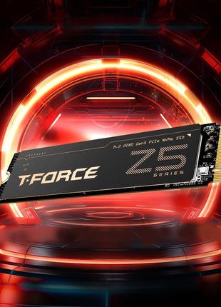 TEAMGROUP T-Force Z540 4TB Gen5x4 DRAM SLC Cache 3D TLC NAND NVMe Phison E26 PCIe M.2 2280 Gaming SSD with Ultra-Thin Graphene Heat Spreader Read/Write 12400/11800 MB/s TM8FF1004T0C129