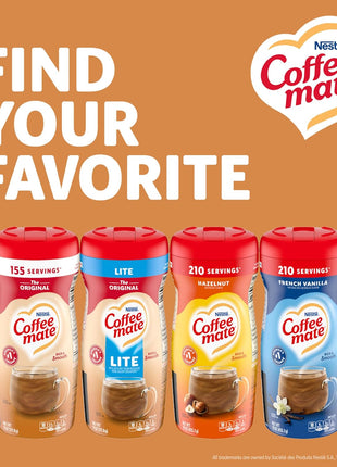 Nestle Coffee mate Coffee Creamer, Original, Powder Creamer, 11 oz Canister (Pack of 12)