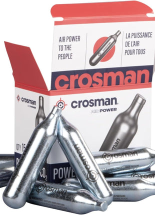 Crosman 15-Count CO2 Cartridges For Air Rifles And Air Pistols