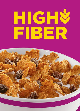Kellogg's Raisin Bran Original Large Size Breakfast Cereal 20.9 oz | High Fiber, 28g Whole Grain