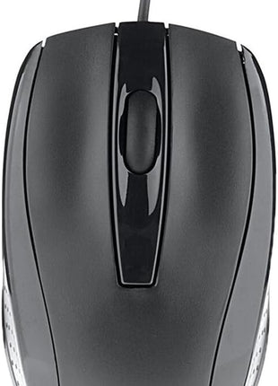 Verbatim Corded Optical Mouse - Black