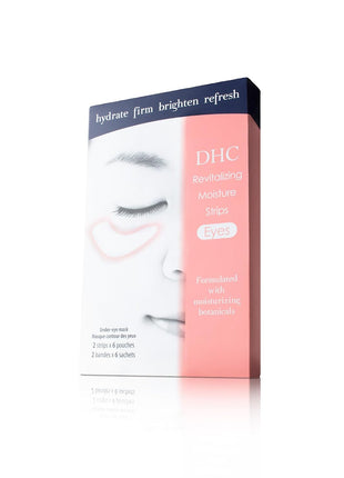 DHC Revitalizing Moisture Strips: Eyes (2 Count), Gel Strip Masks, 6 Applications Each