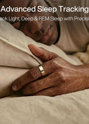 Smart Ring Pro, No App Subscription, Sleep & Activity Tracker with Heart Rate Monitoring, 7 Days Battery Life, IP68 Waterproof Fitness Ring, Compatible with iOS & Android(Matte Silver,9)