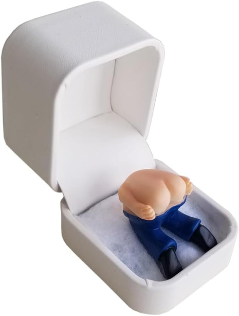 The Moon Ring®© "It Farts When You Open it! Prank Gag Gift (Ring Box with Farting Butt, no Ring) AS SEEN ON THE Bachelorette, Hand Made in the USA.