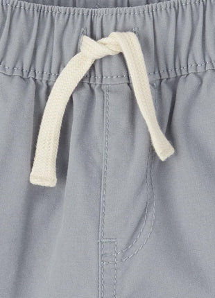 The Children's Place Baby Boys And Toddler Boys Pull on Jogger Shorts,Fin Gray/Flax/Tidal 3 Pack,5T