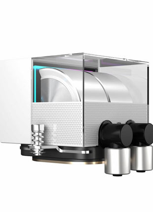 CPS All-in-One Water Cooling Cooler  inchDS360 WH inch 360mm Radiator with Digital Display Dual Chamber Structure