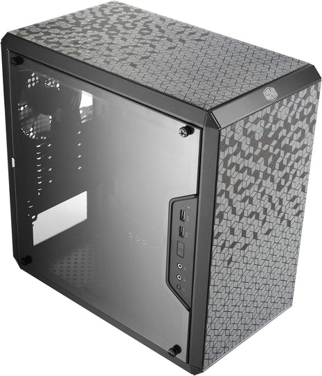 Cooler Master Q300L V1 Micro-ATX PC Case, High Airflow, Transparent Panel | 360mm Graphics Card Support, 240mm AIO Support, Micro-ATX Motherboard, Magnetic Dust Filters, Modular I/O Panel