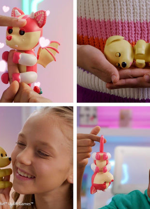 Adopt Me! x Fingerlings, Adopt Me! Strawberry Shortcake Bat Dragon, Legendary Interactive Pet with 40+ Sounds & Reactions (Ages 5+)